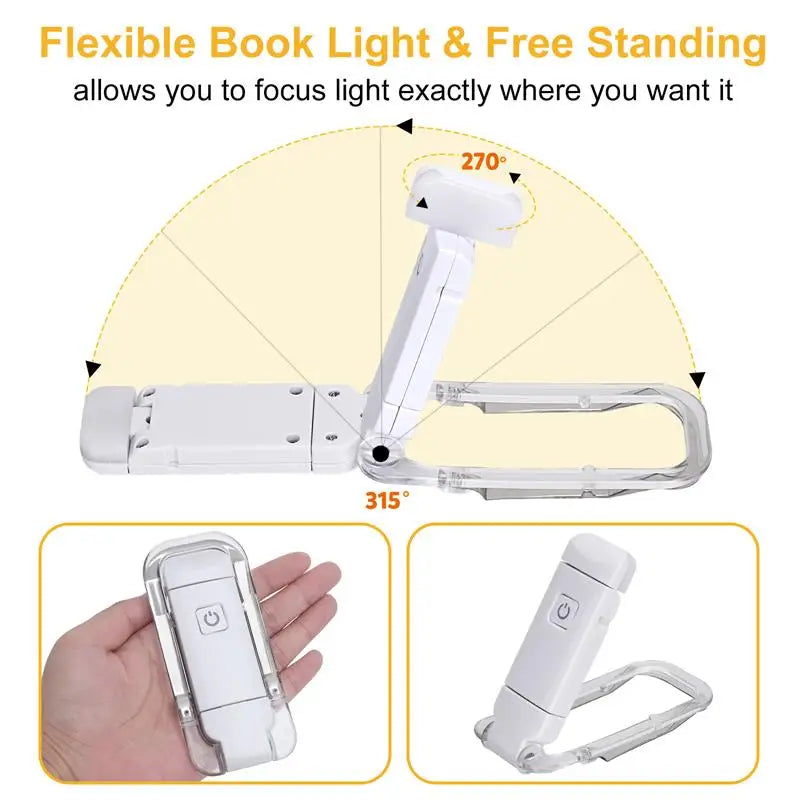 MyBookBeam™ Smart Clip Book Light