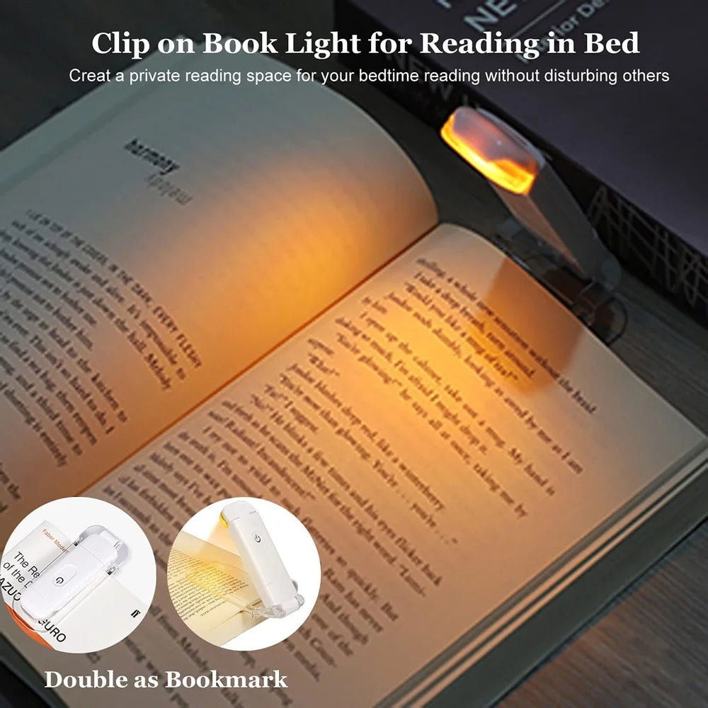 MyBookBeam™ Smart Clip Book Light