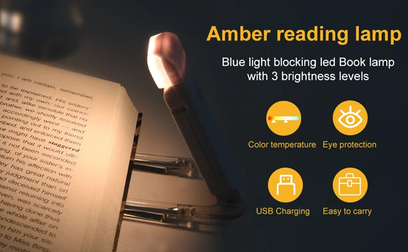 MyBookBeam™ Smart Clip Book Light